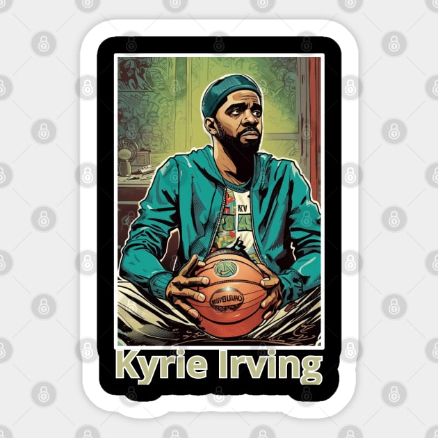 Kyrie Irving Victor illustration design Sticker by Nasromaystro